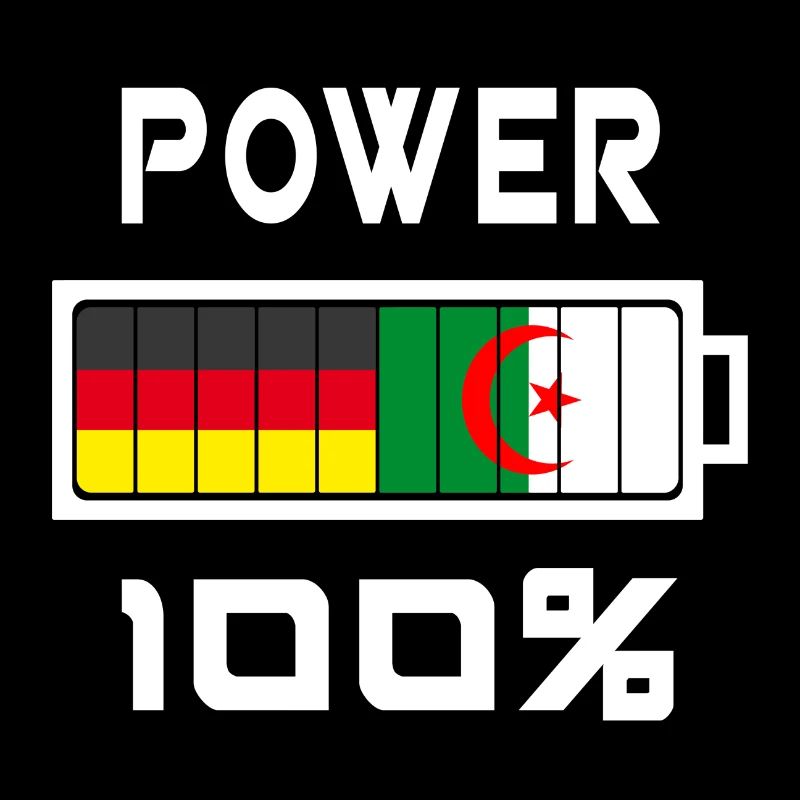 Deutschland und Algerien Power 100%