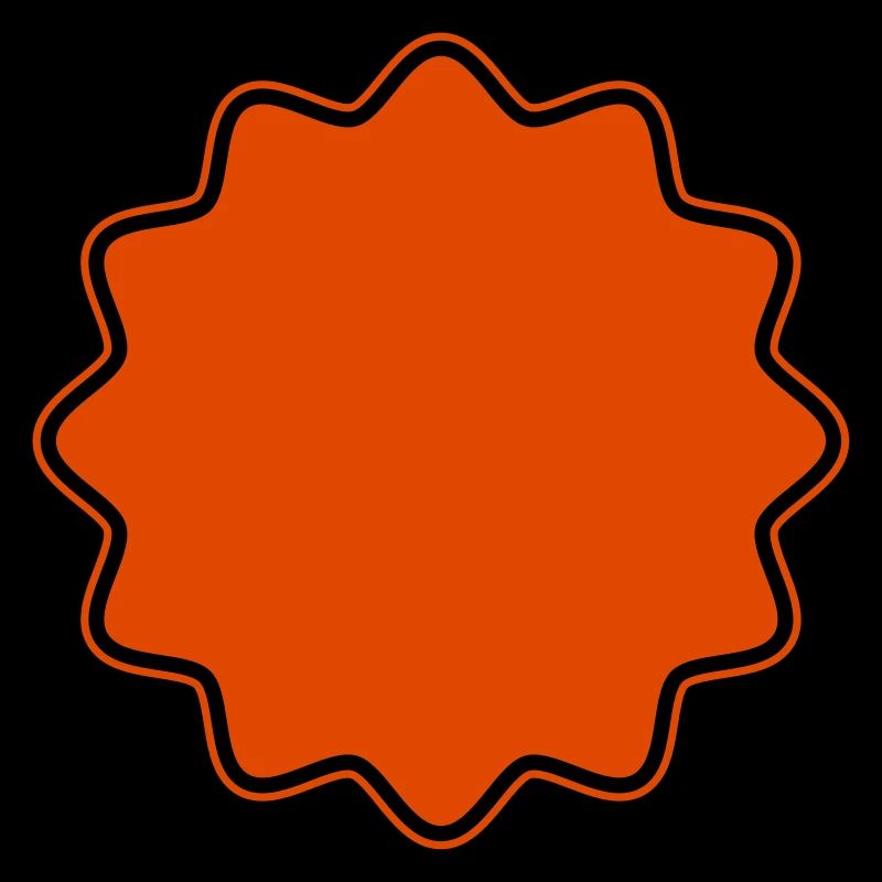 Emblem | Form | Stern runde Ecken (Vectorgraphic)