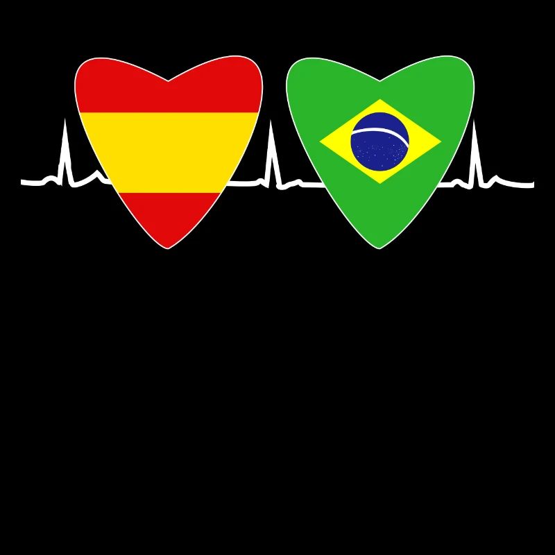 Brasilien Spanier Brasilianer Flagge Geschenk
