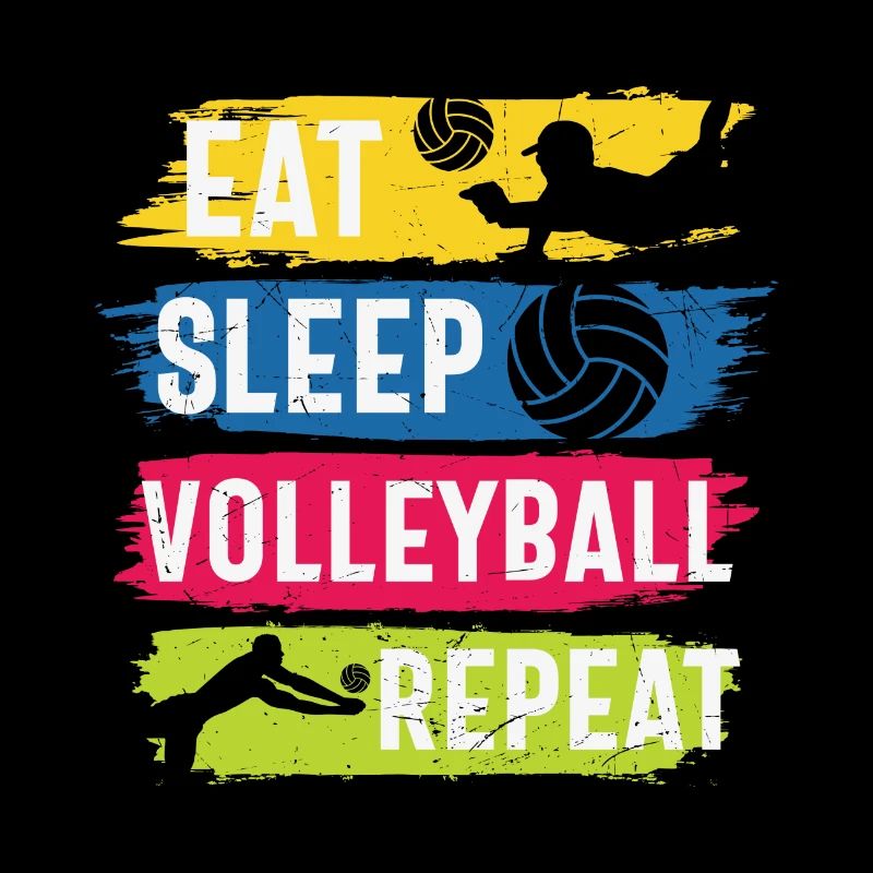 Manger dormir Volley-ball Répéter