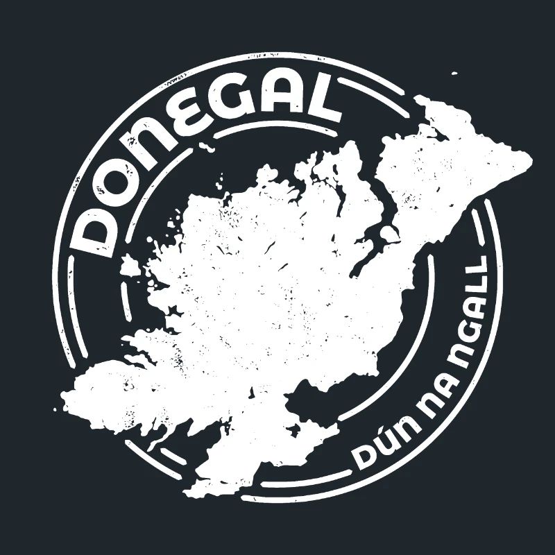 Donegal Ireland Map | County Outline Stamp