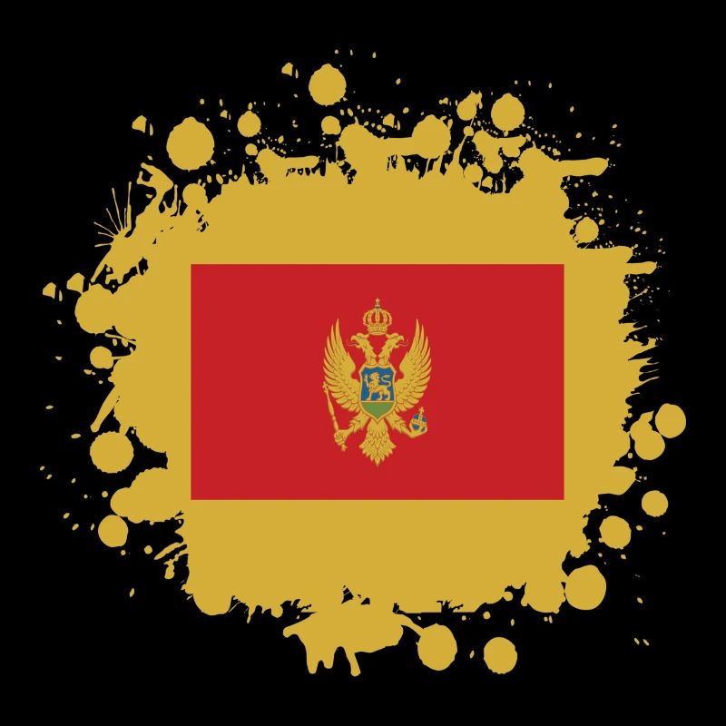 Drapeau Blob Montenegro