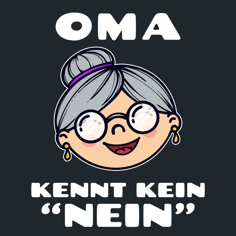 Seniorin Brille Großmutter Oma Alte Frau Statement