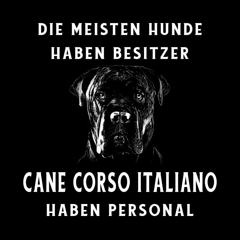 Lustiges Cane Corso Italiano Design