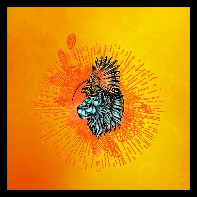 Toller Vogel und schicke Katze