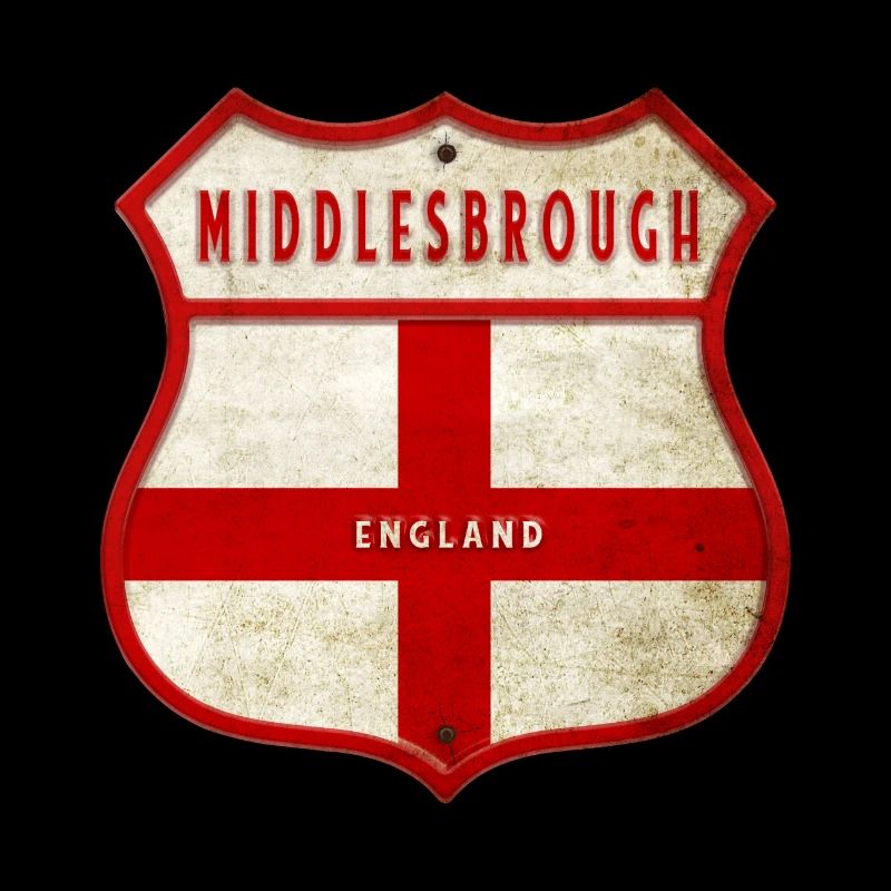 Armoiries de Middlesbrough Angleterre