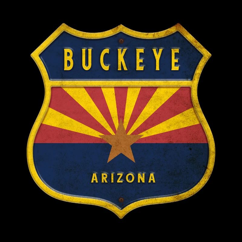 Buckeye Arizona flags crest design