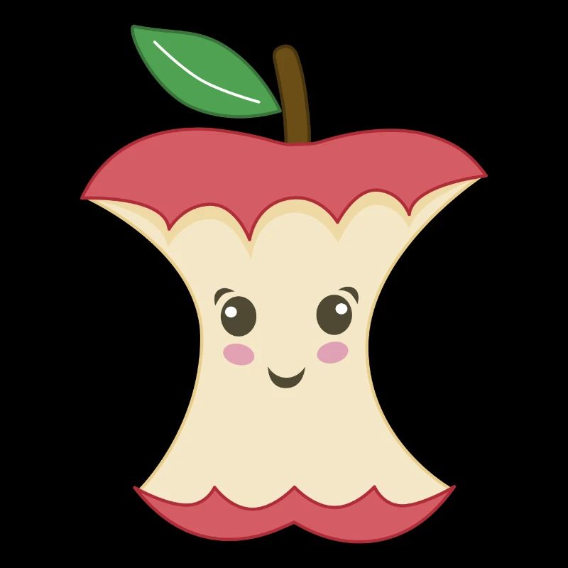Trognon de Pomme Kawaii