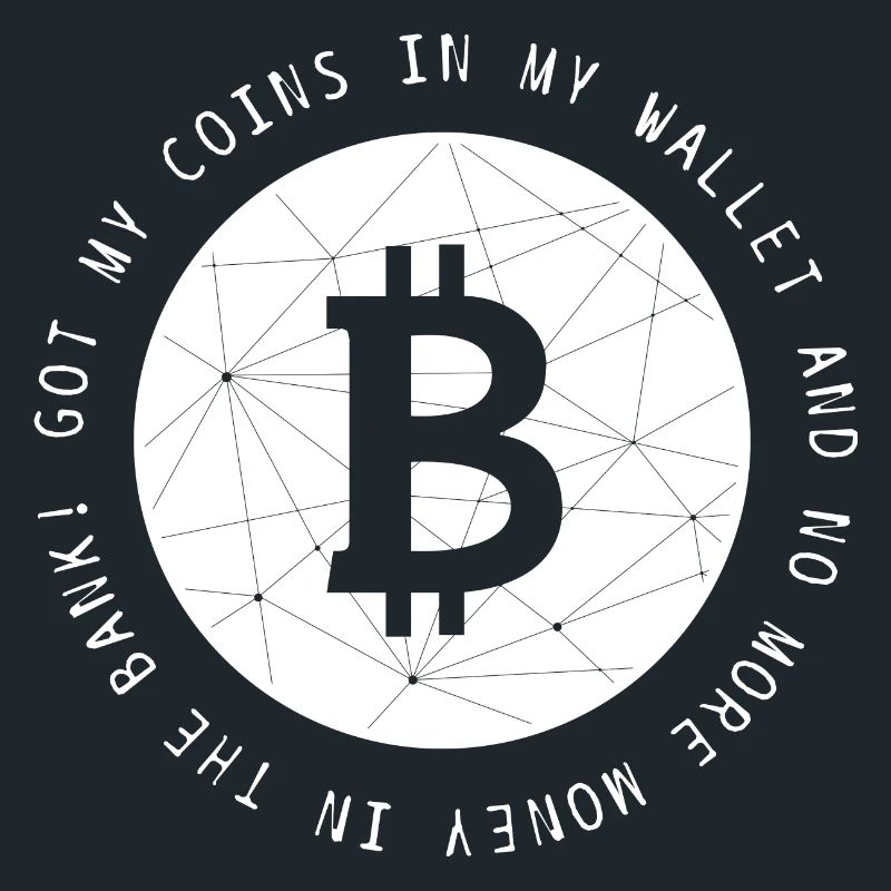 Bitcoin BTC Crypto Crypto drôle de dicton cool