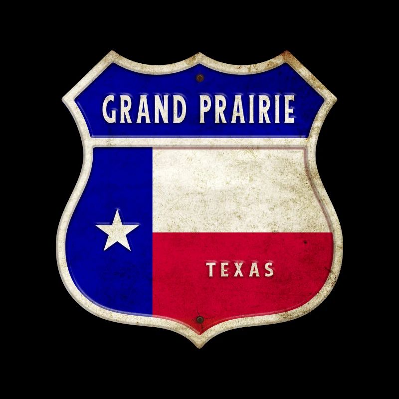 Design du drapeau texan de Grand Prairie