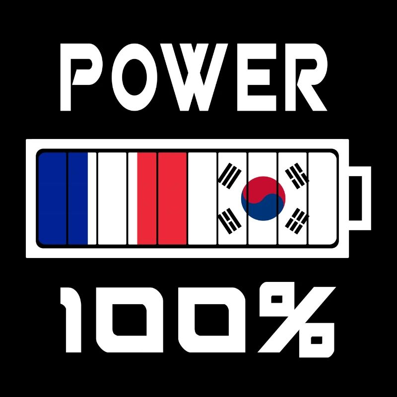 La Corée du Sud et France Power 100 %