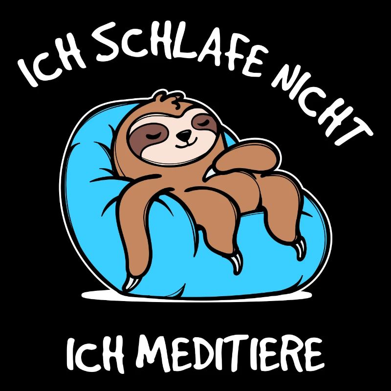 Chillen Statement Faultier Schlafen Faul Tier