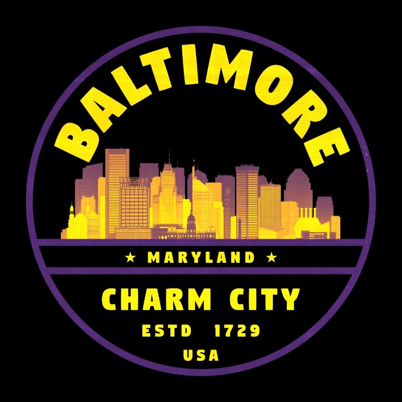 Baltimore Charm City Emblem