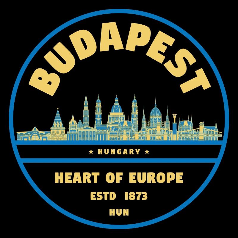 Emblème de la Skyline de Budapest Cœur de l’Europe