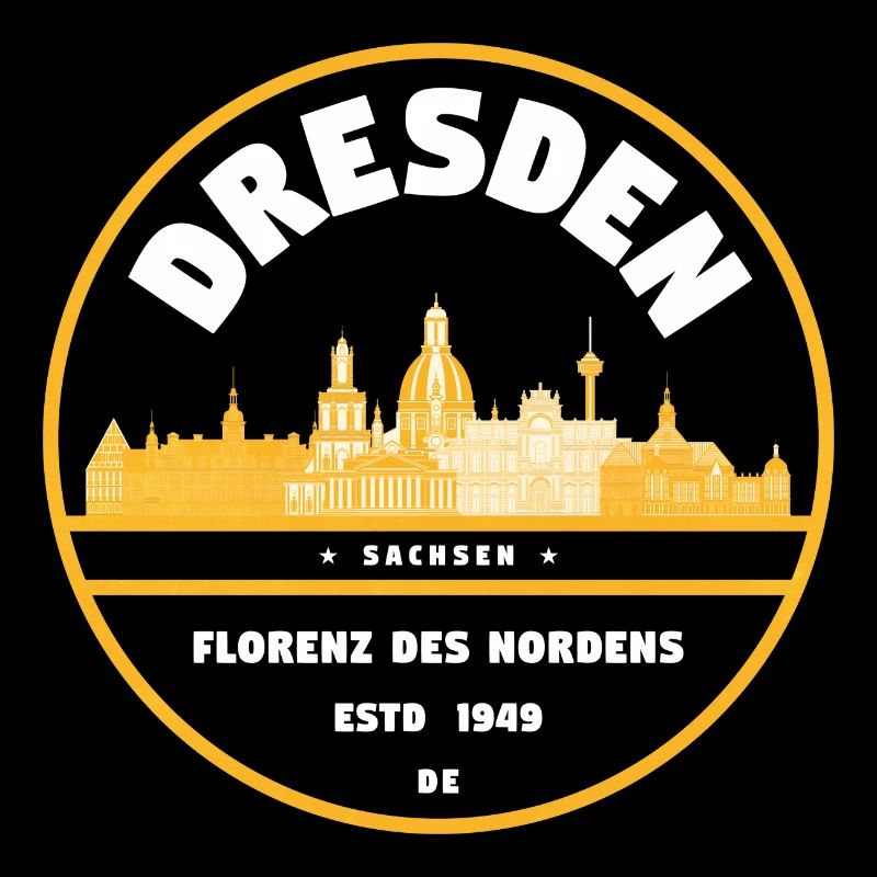 Dresden Skyline Gold Edition