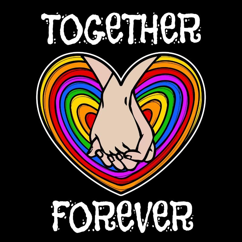 Bisexual Rainbow Lgbt Statement Heart Relationship