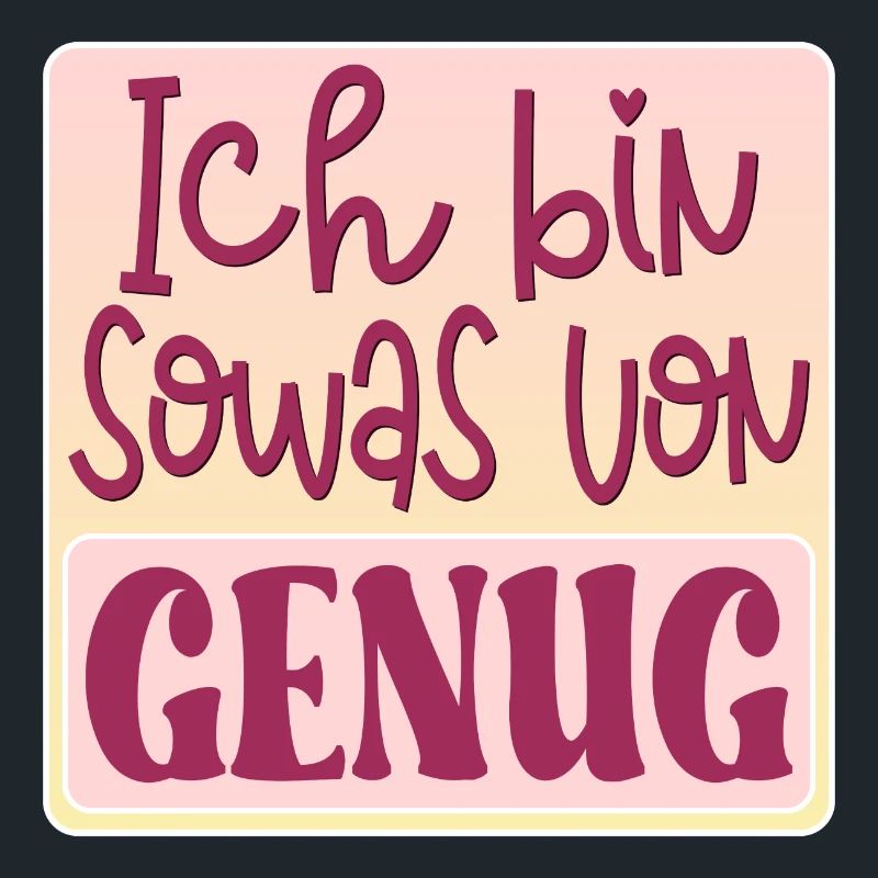 AFFIRMATION MINDSET - ICH BIN GENUG SPRUCH