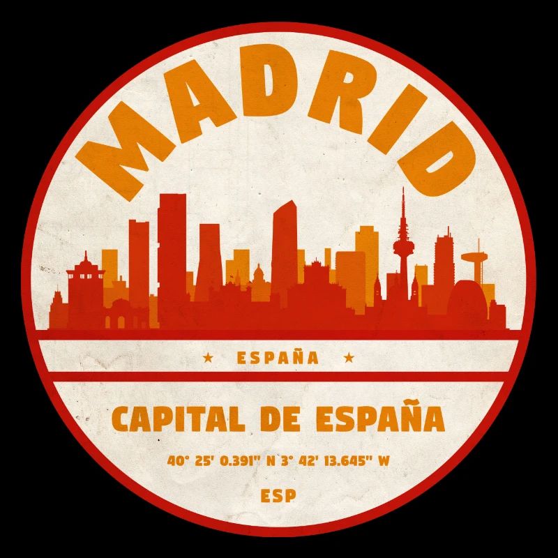 Cercle Vintage de la Skyline de Madrid