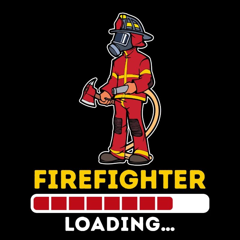 Fire brigade fire hose slogan firefighter
