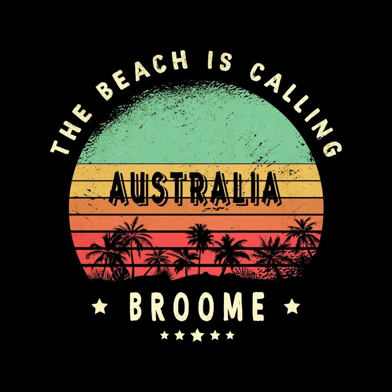 Broome Australien Vintage Beach Design