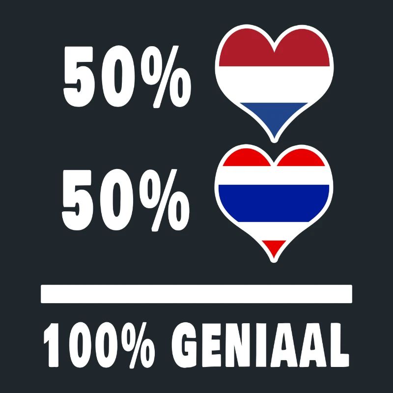 Thaïlande et Pays-Bas 100% Genius flag