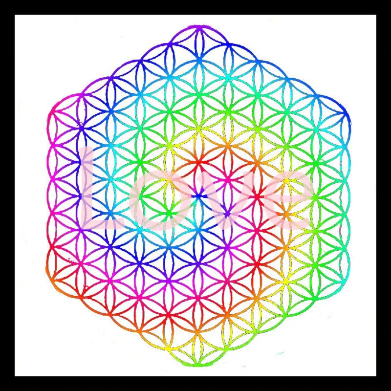 Blume des Lebens - 5. Dimension - Mandala - love
