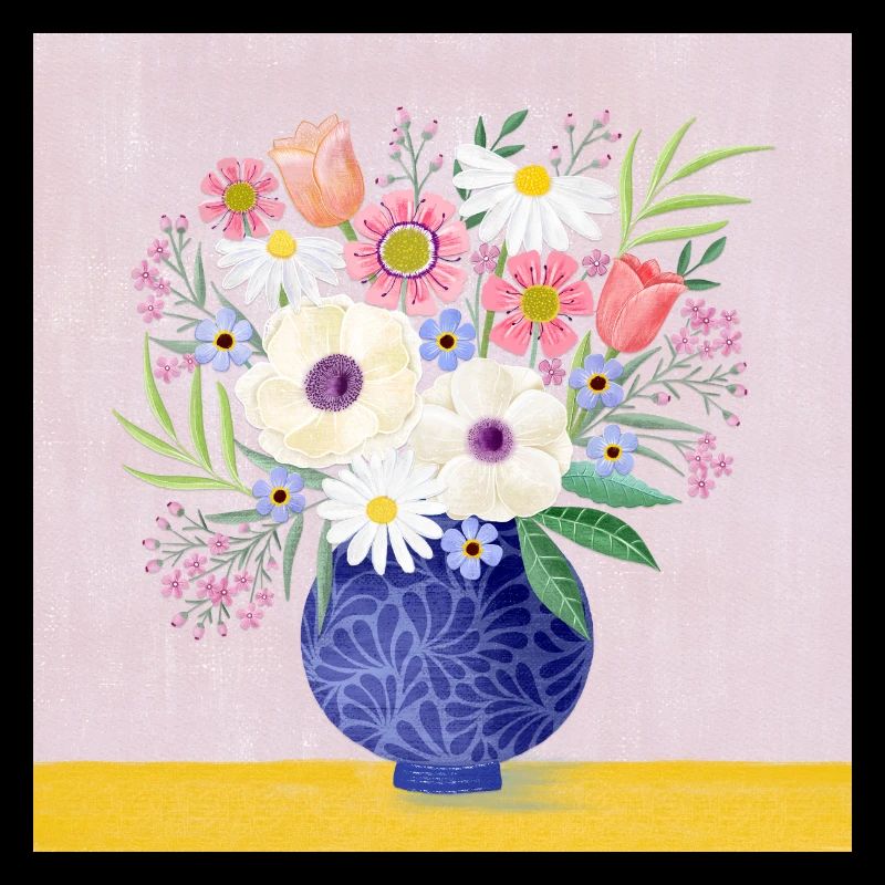 Bouquet. Colorful and spring-like.