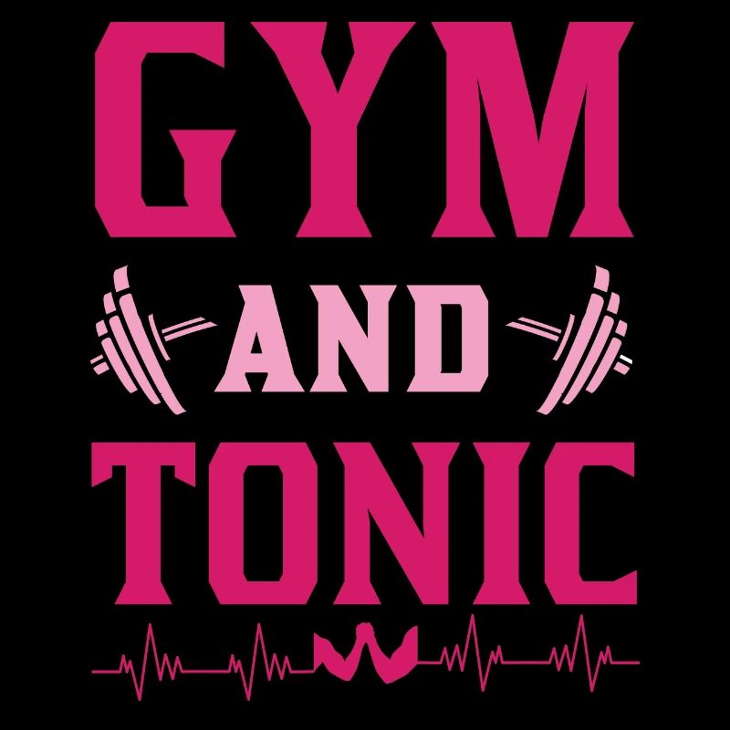 GYM AND TONIC PINK WORKOUT Bodybouilding Gift