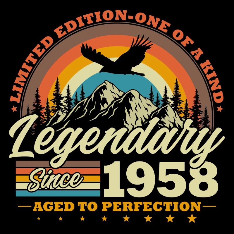 Legendary Since 1958 Vintage Birthday Gift