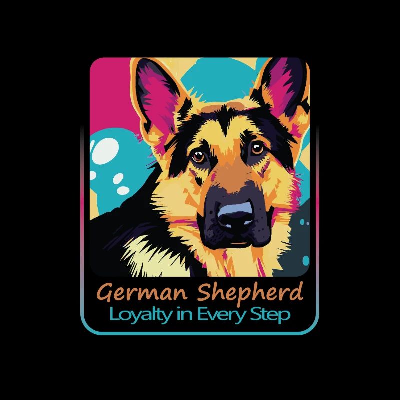 Fidèle chien de berger allemand