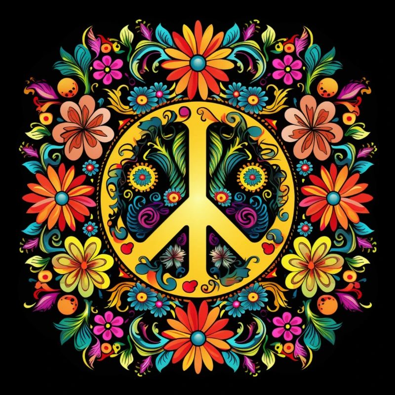 Flower Power Mandala