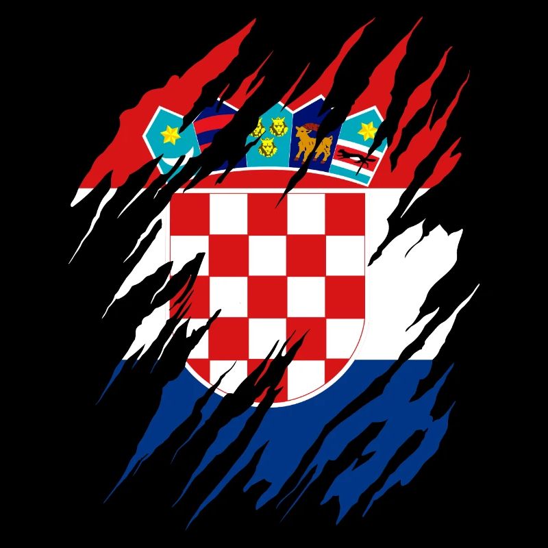 Drapeau de la Croatie Adriatique Zagreb Drapeau croate
