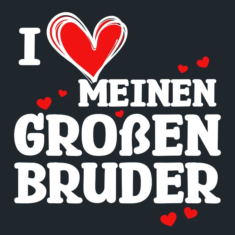 Herz Stolzer Großer Bruder Statement Bruderherz