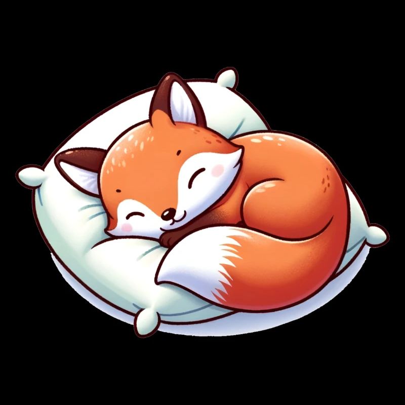 Sleeping Baby Fox