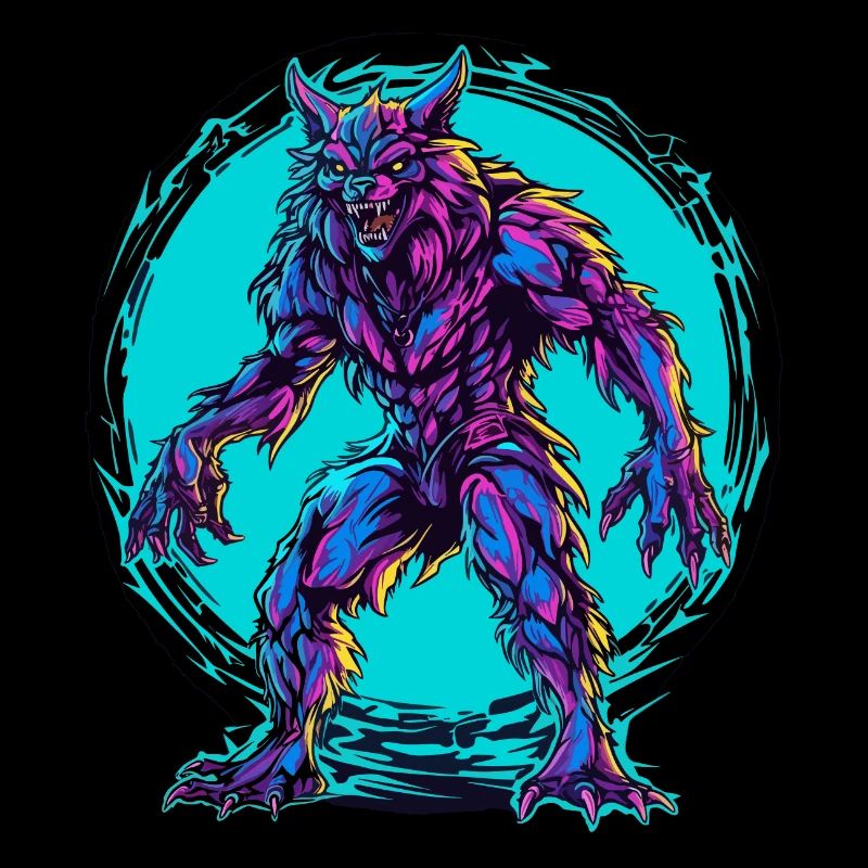 Loup-garou Halloween Wolf Wolf Pack