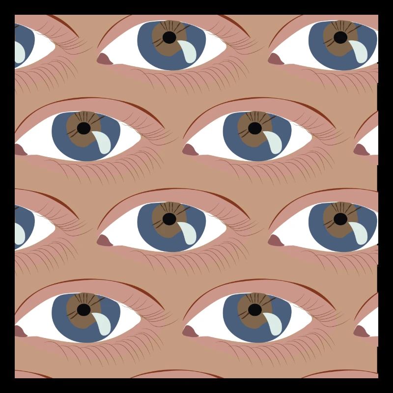 Eyes lined up