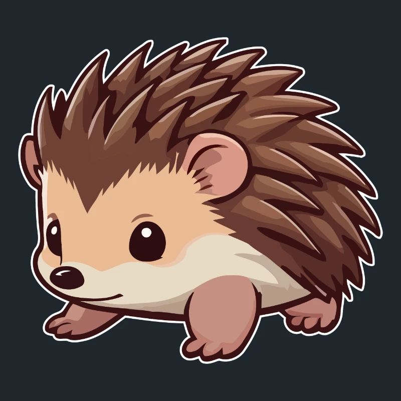 Mignon animal hérisson