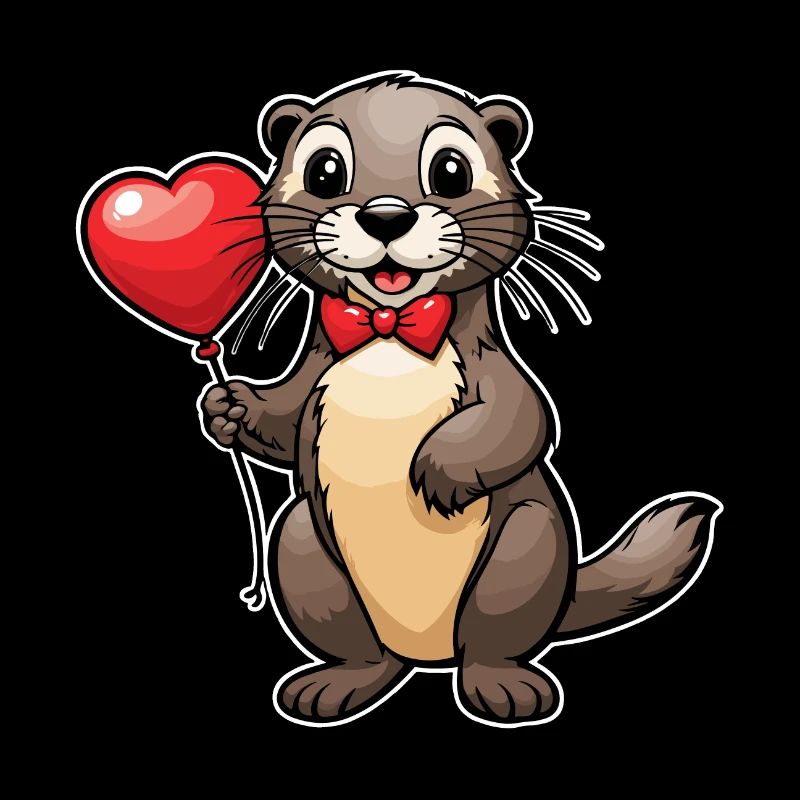 Otter Herz - Valentinstag