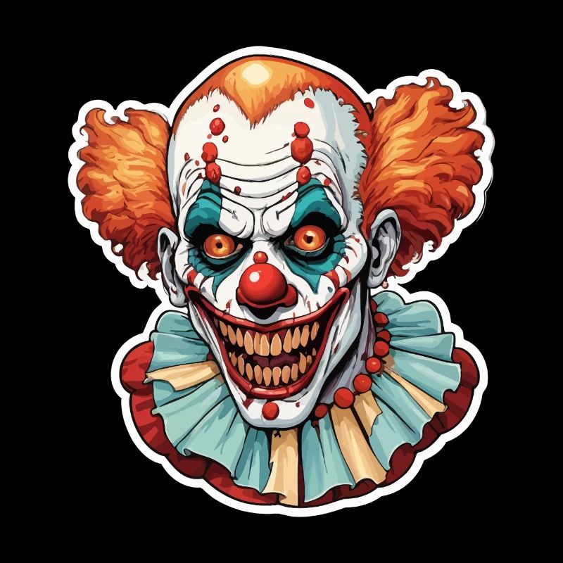 Zombie Clown Illustration