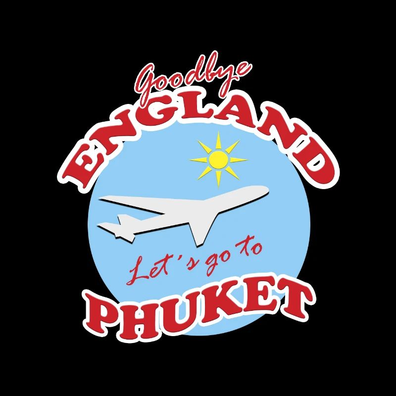 Scène de vol Farewell England Phuket