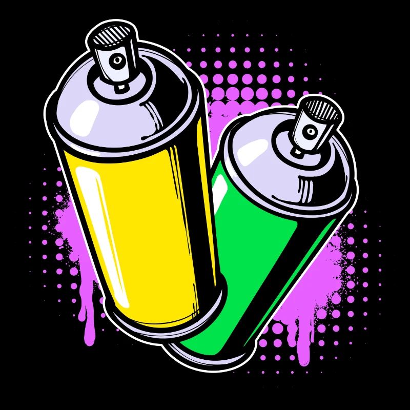 Sprayer Spraydose Street Art Graffiti Kunst