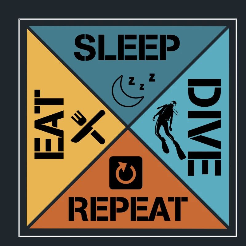 Eat sleep dive repeat
