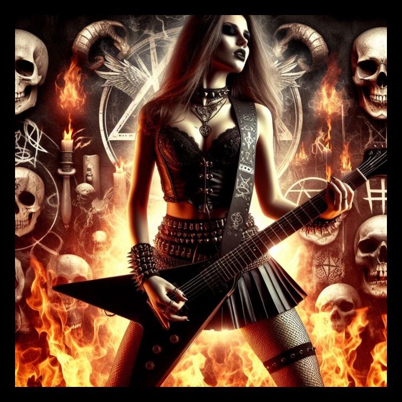 Metalhead, Feuer und Totenköpfe