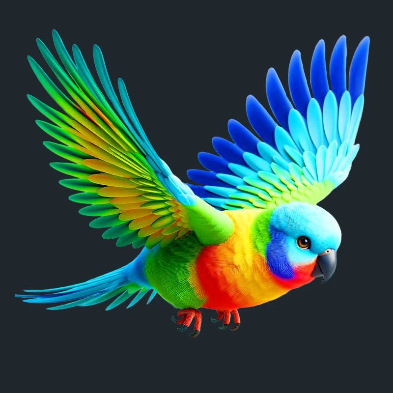Rainbow Parakeet (03)