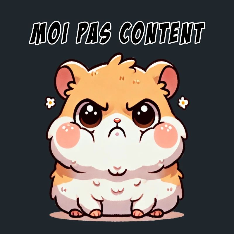Hamster "Moi pas content"
