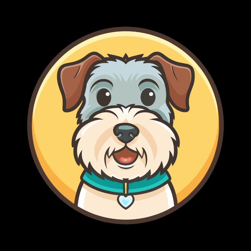 Sealyham Terrier Hunderasse Cartoon Kawaii Clipart