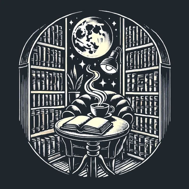 Mitternachtskaffee Bücher Tattoo Kunst