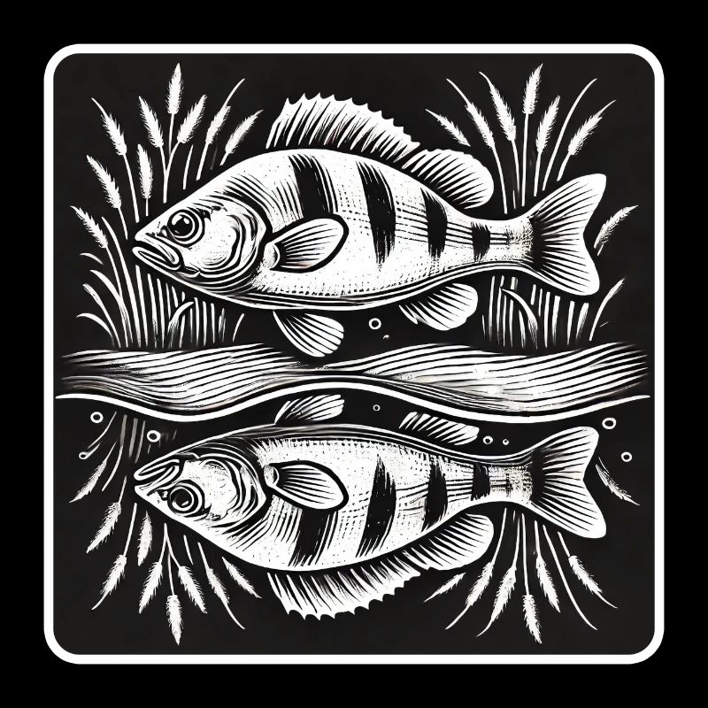 Barsch Fisch Angel Design