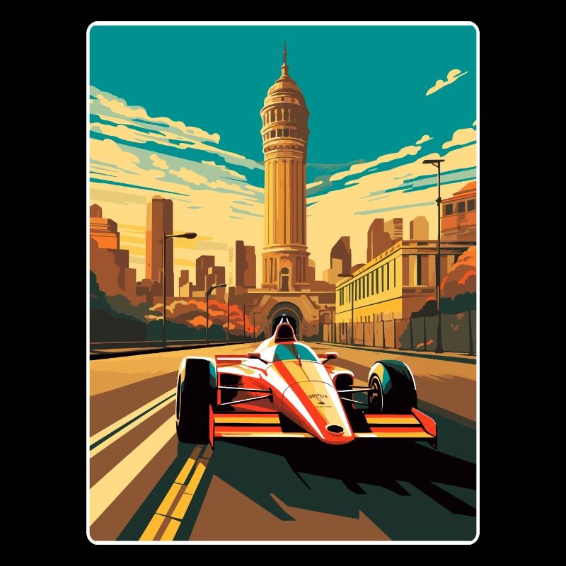 Melbourne Circuit Motorsport Race Australie