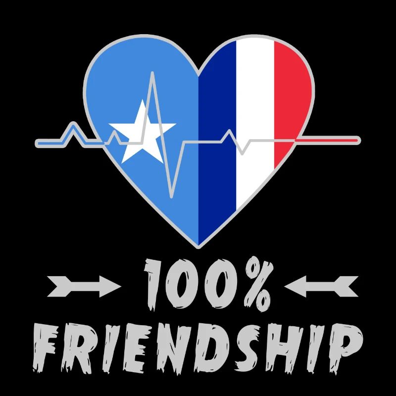 Somalia und Frankreich 100% Freundschaft